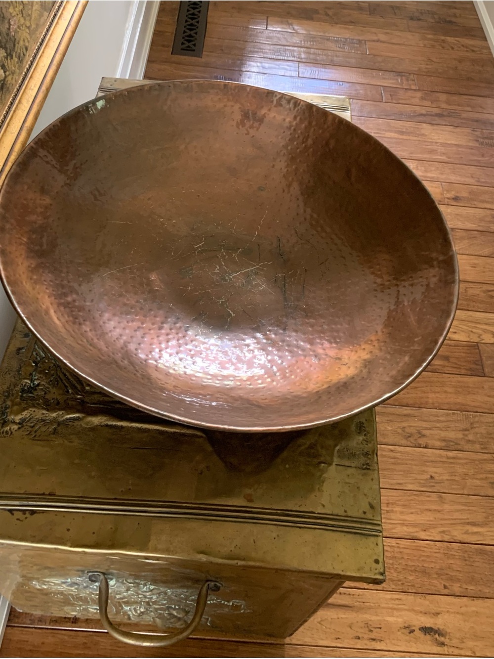 Source Unknown Hammered Copper Bowl - Copper